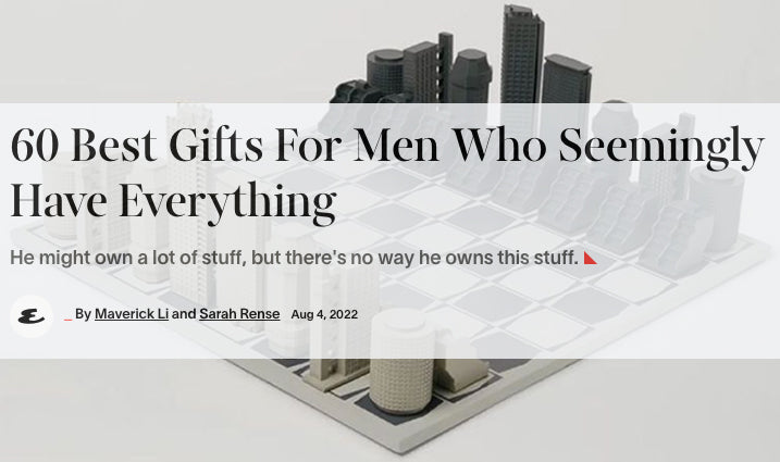 60 Best Gifts For Men Who Seemingly Have Everything – Skyline Chess