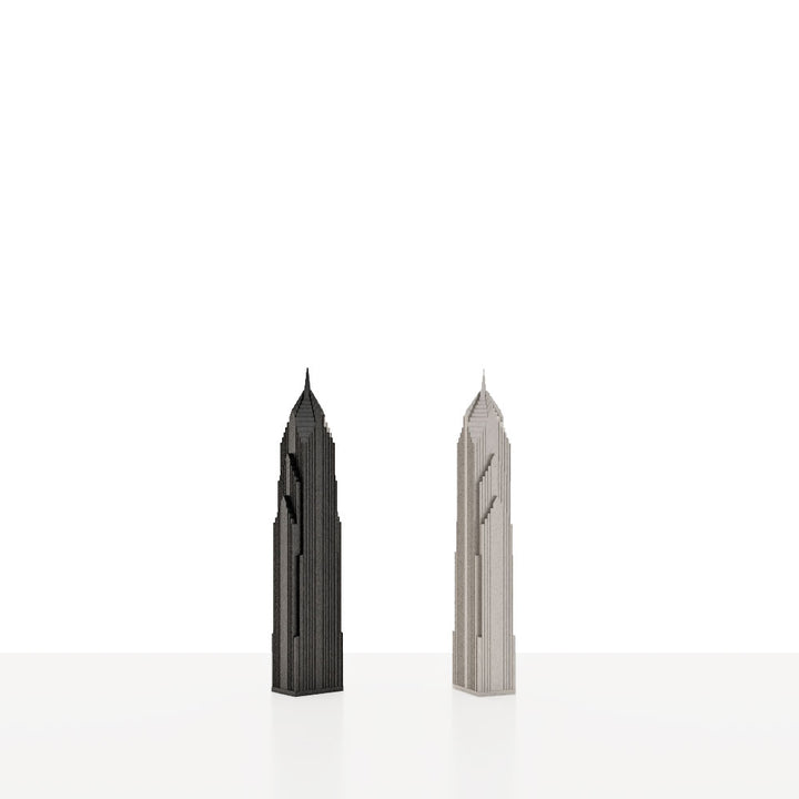 Skyline Chess, Replacement Pieces, New York, Steel Metal, Side View