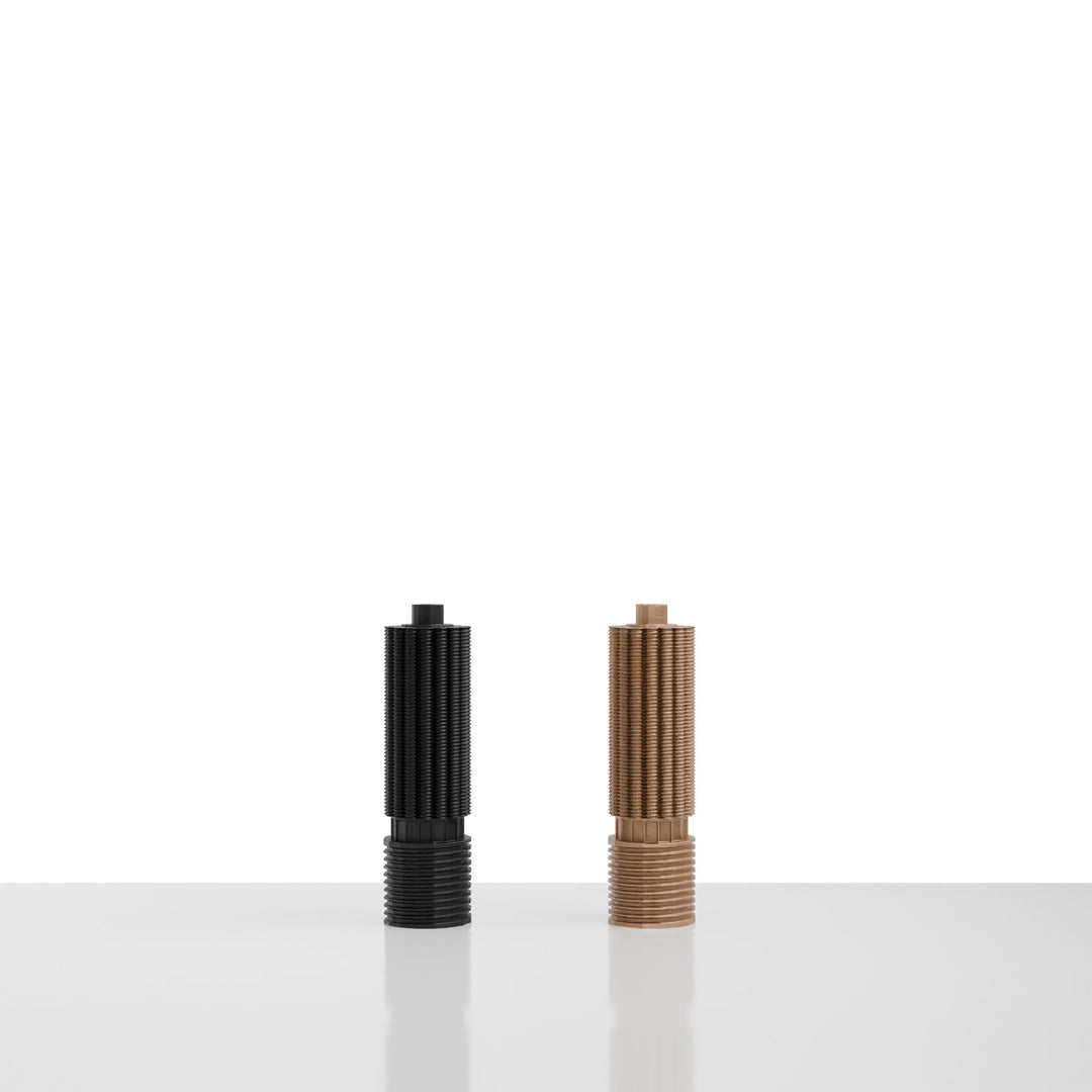 Skyline Chess, Replacement Rook, Chicago, Bronze, Macro View