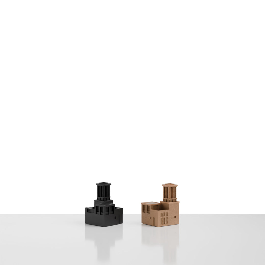 Skyline Chess, Replacement Pieces, Dubai, Bronze, Detail View