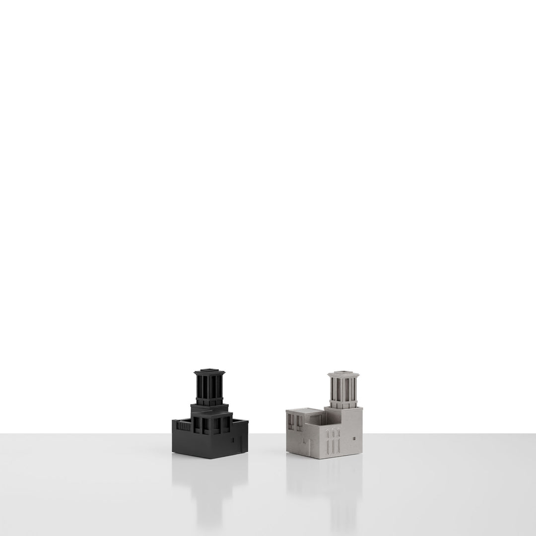 Skyline Chess, Replacement Knight, Dubai, Steel Metal, Side View