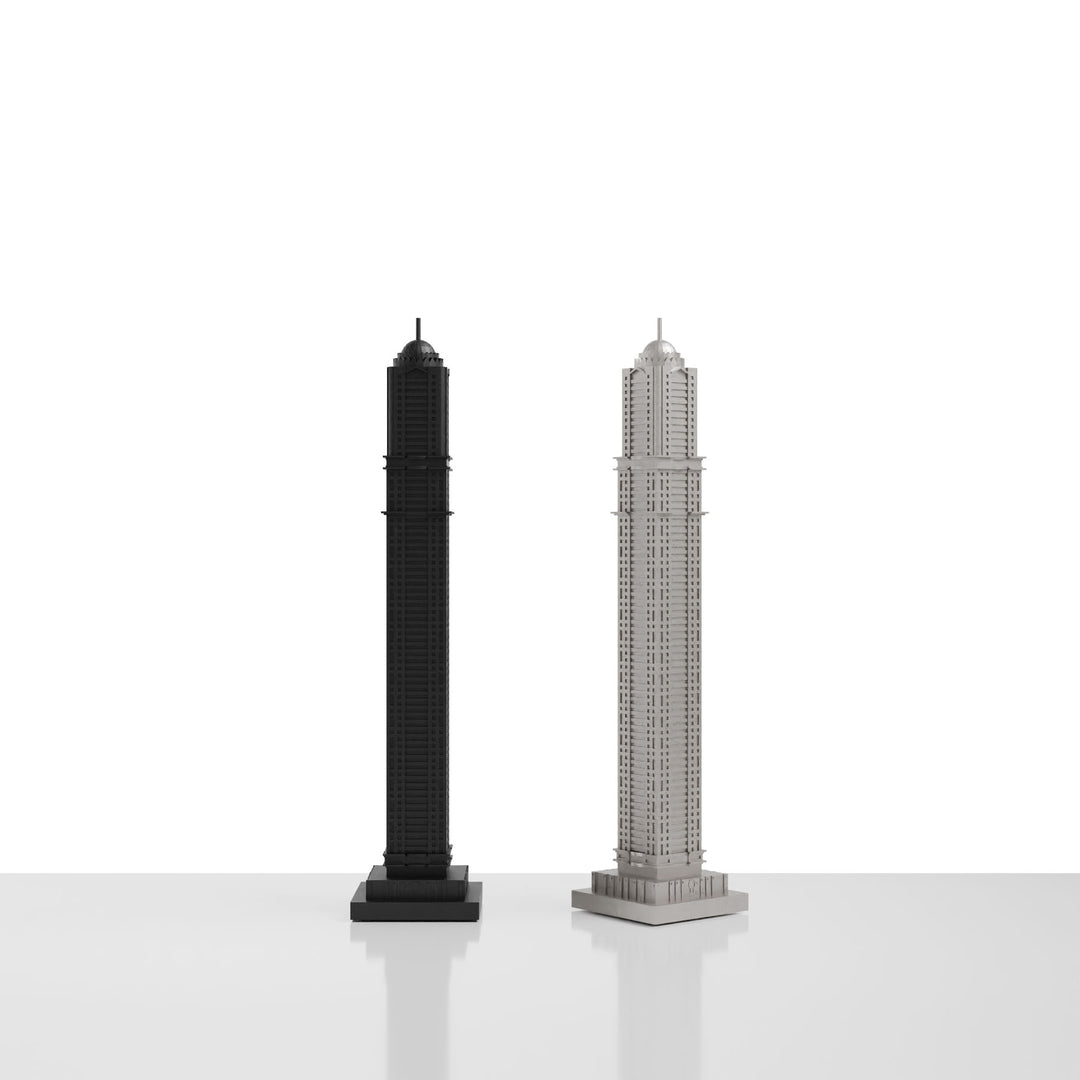 Skyline Chess, Replacement Pieces Queen, Dubai, Steel Metal, Side View