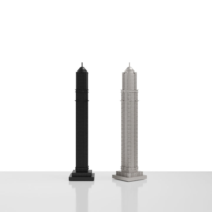 Skyline Chess, Replacement Pieces Queen, Dubai, Steel Metal, Side View