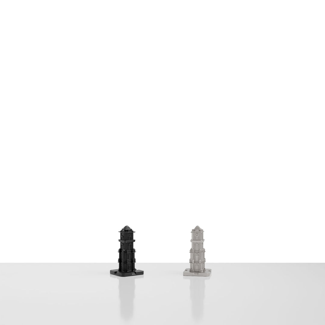 Skyline Chess, Replacement Pieces, Chicago, Steel, Detail View