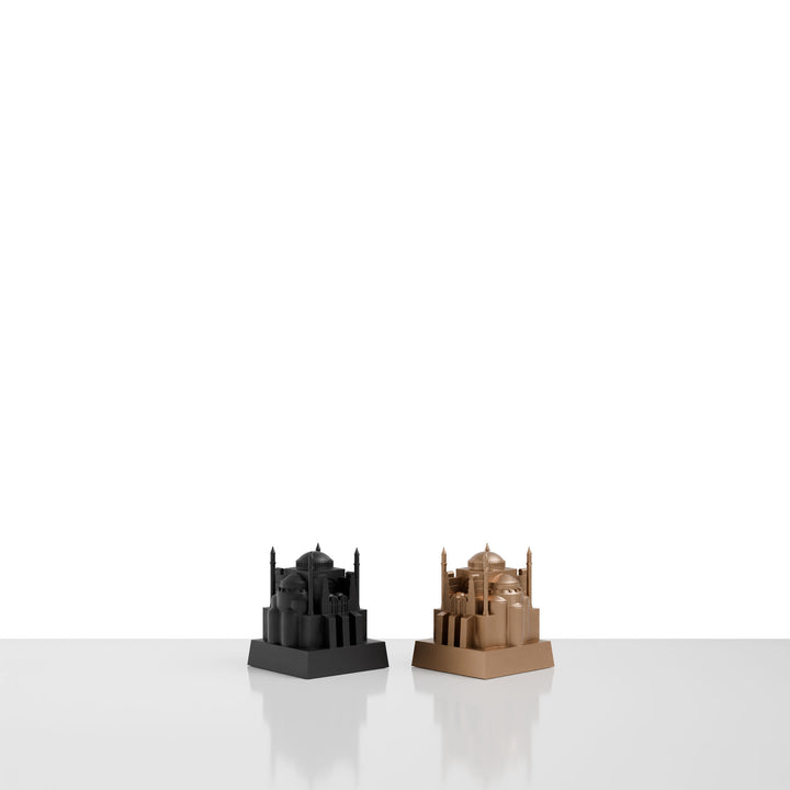 Skyline Chess, Replacement Piece Queen, Istanbul, Bronze, Side View