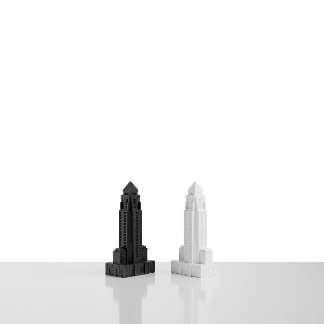 Skyline Chess, Replacement Queen, Los Angeles, Acrylic, Side View