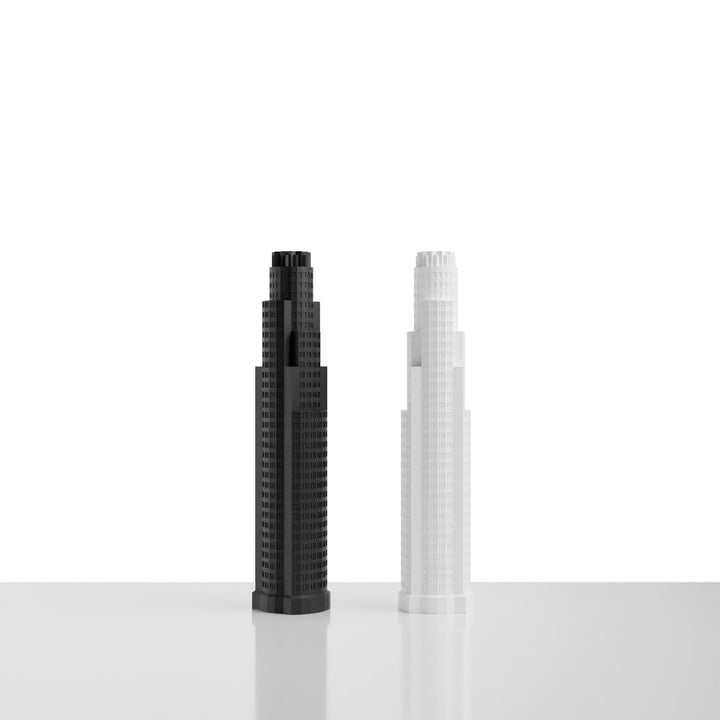 Skyline Chess, Replacement King Piece, Los Angeles, Acrylic, Side View