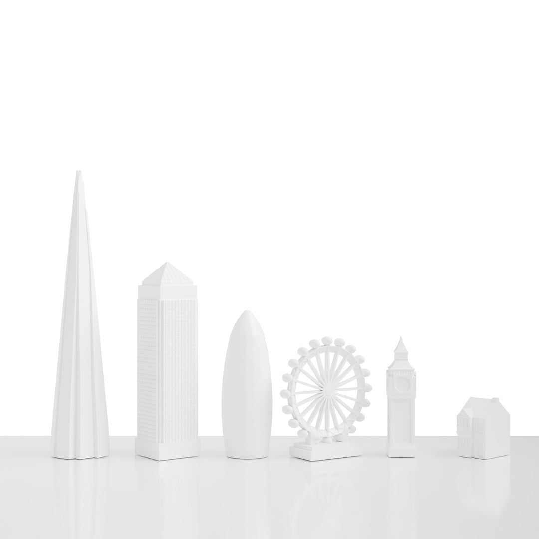 Skyline Chess, Replacement Pieces, London, Acrylic, Side View