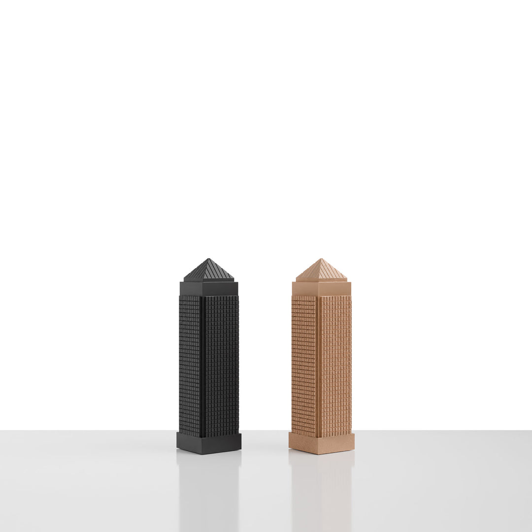 Skyline Chess, King Replacement Piece, London, Bronze, Side View
