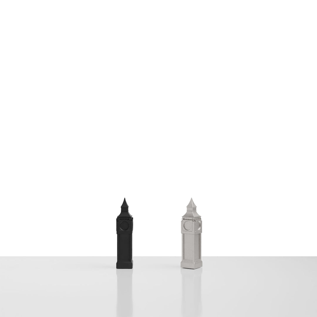 Skyline Chess, Replacement Pieces Bishop, London, Steel Metal, Side View