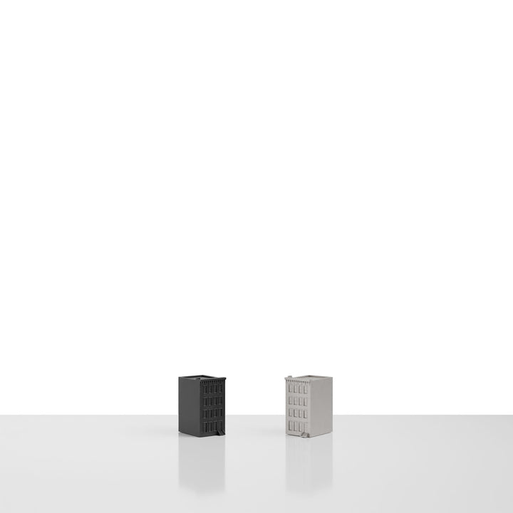 Skyline Chess, Replacement Pieces, New York, Steel Metal, Side View