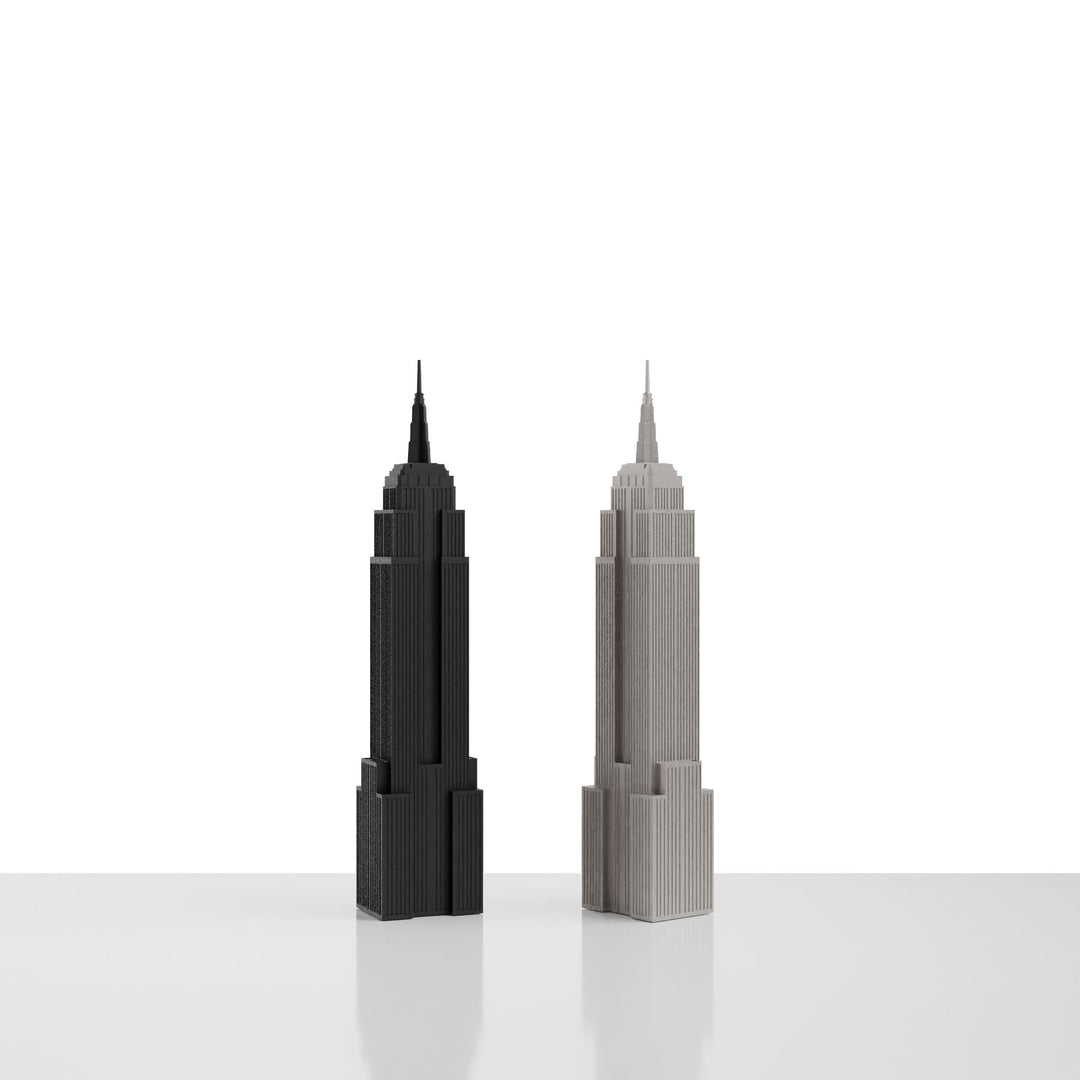 Skyline Chess, Replacement Pieces Black Bishop, San Francisco, Steel Metal, Side View