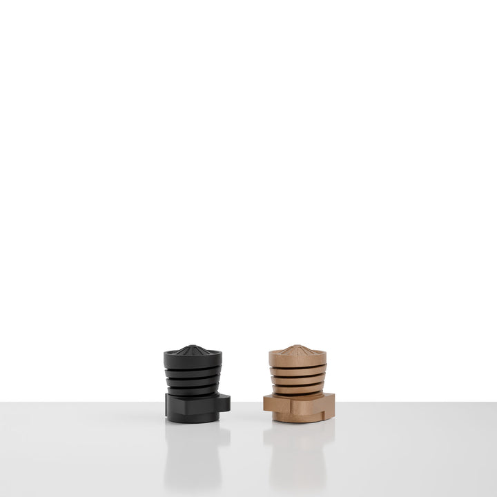 Skyline Chess, Replacement Rook, New York, Bronze, Side View