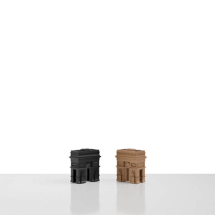 Skyline Chess, Replacement Pieces Bishop, Paris, Bronze, Side View