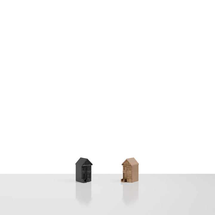 Skyline Chess, Replacement Pawn Piece, San Francisco, Bronze, Side View