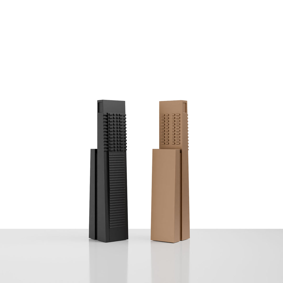 Skyline Chess, Replacement King, Singapore, Bronze, Side View