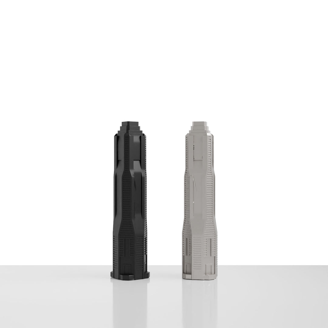 Skyline Chess, Replacement Queen, Tokyo, Steel Metal, Side View