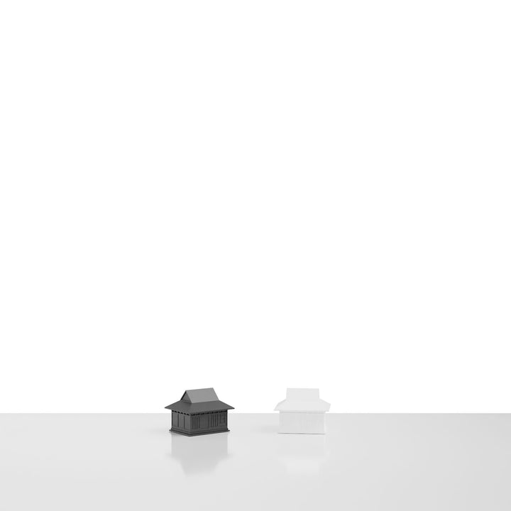 Skyline Chess, Rook, Tokyo, Acrylic, Side View