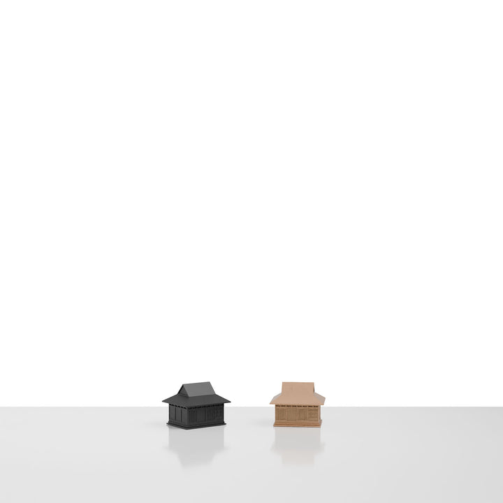 Skyline Chess, Pawn, Tokyo, Bronze, Side View