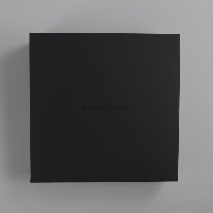 Skyline Chess New York Chess Set Acrylic Unboxing Video